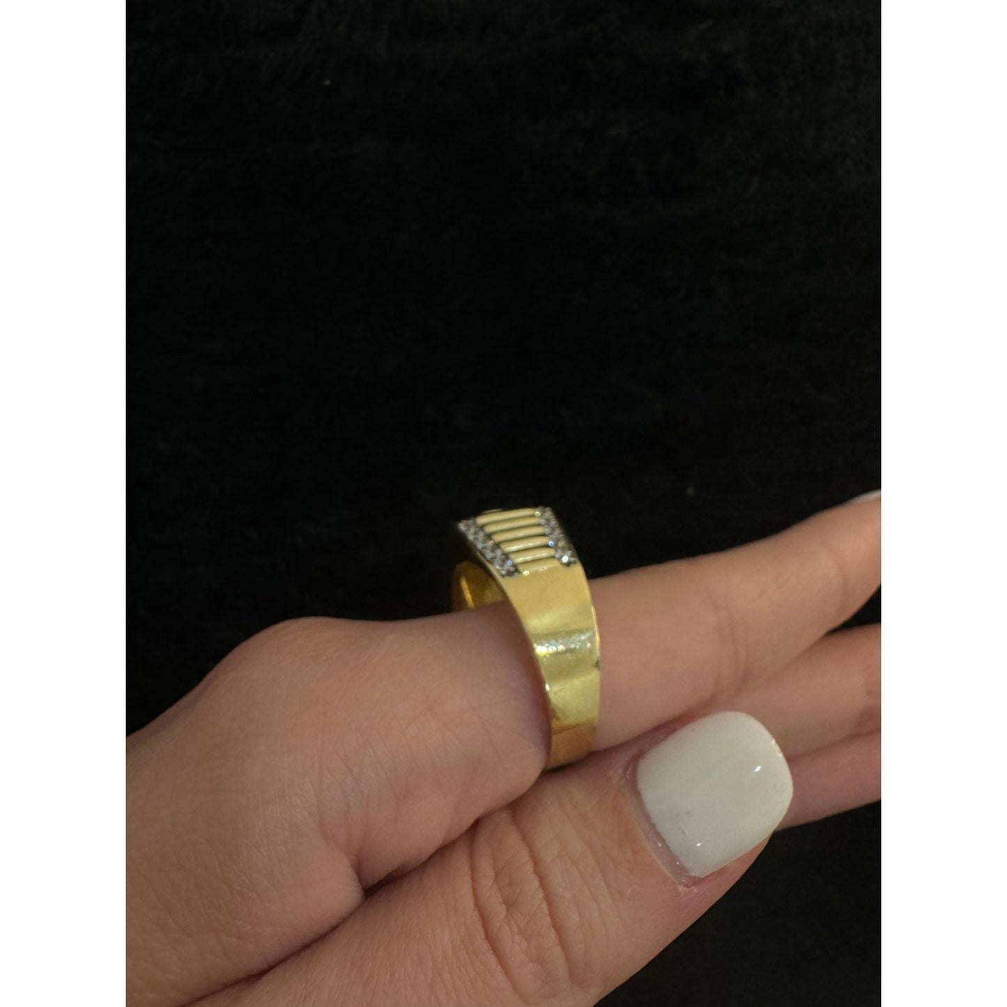 10K Green Stone - Miami Jewelry