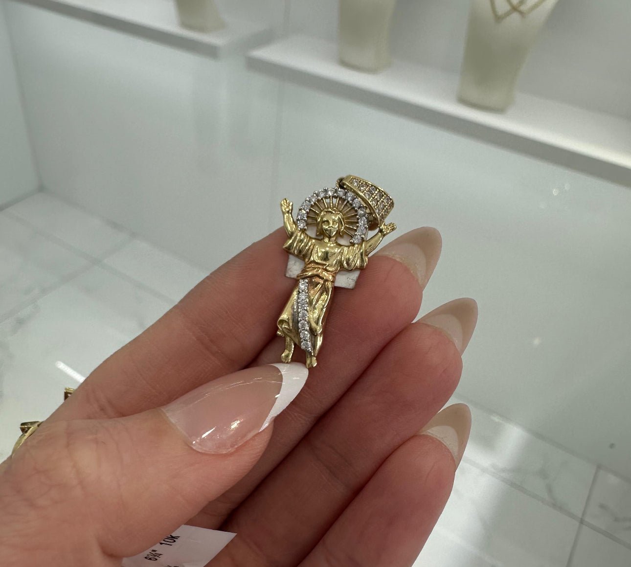 10K Niño Divino Charm - Miami Jewelry