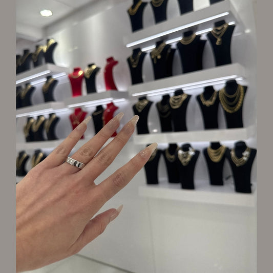 10K White Carti Ring - Miami Jewelry