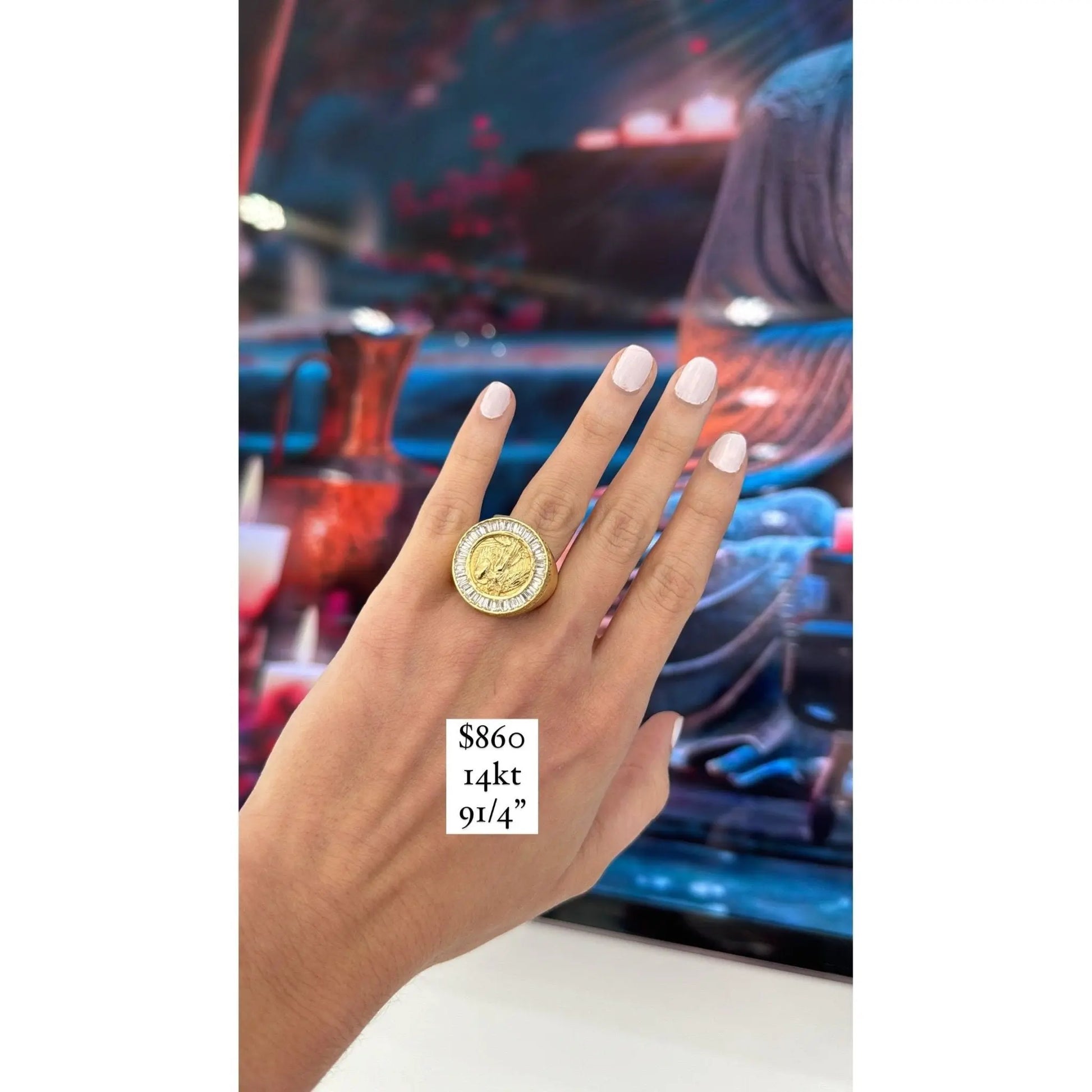 14K Arcangel Ring - Miami Jewelry