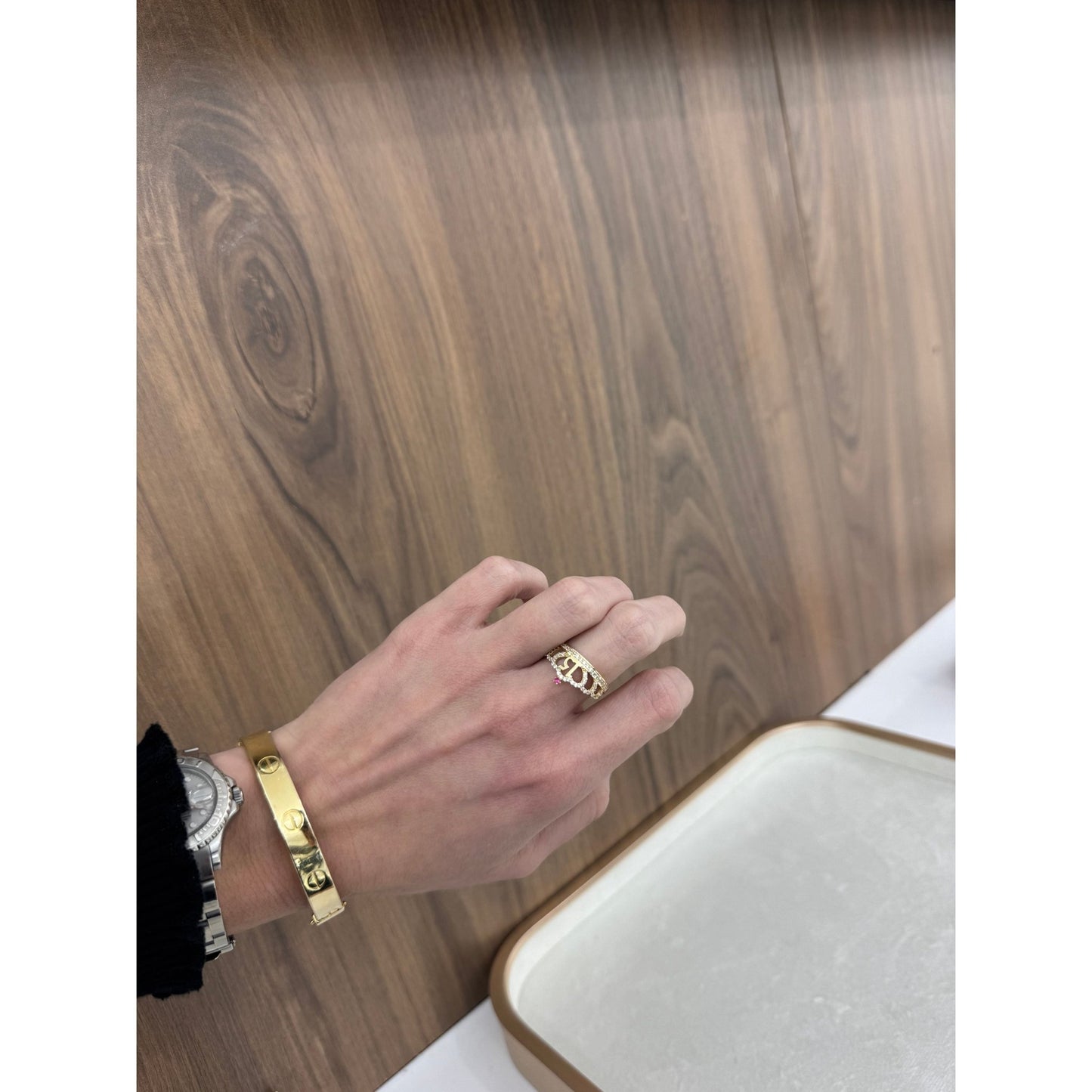 14K Crown Ring - Miami Jewelry
