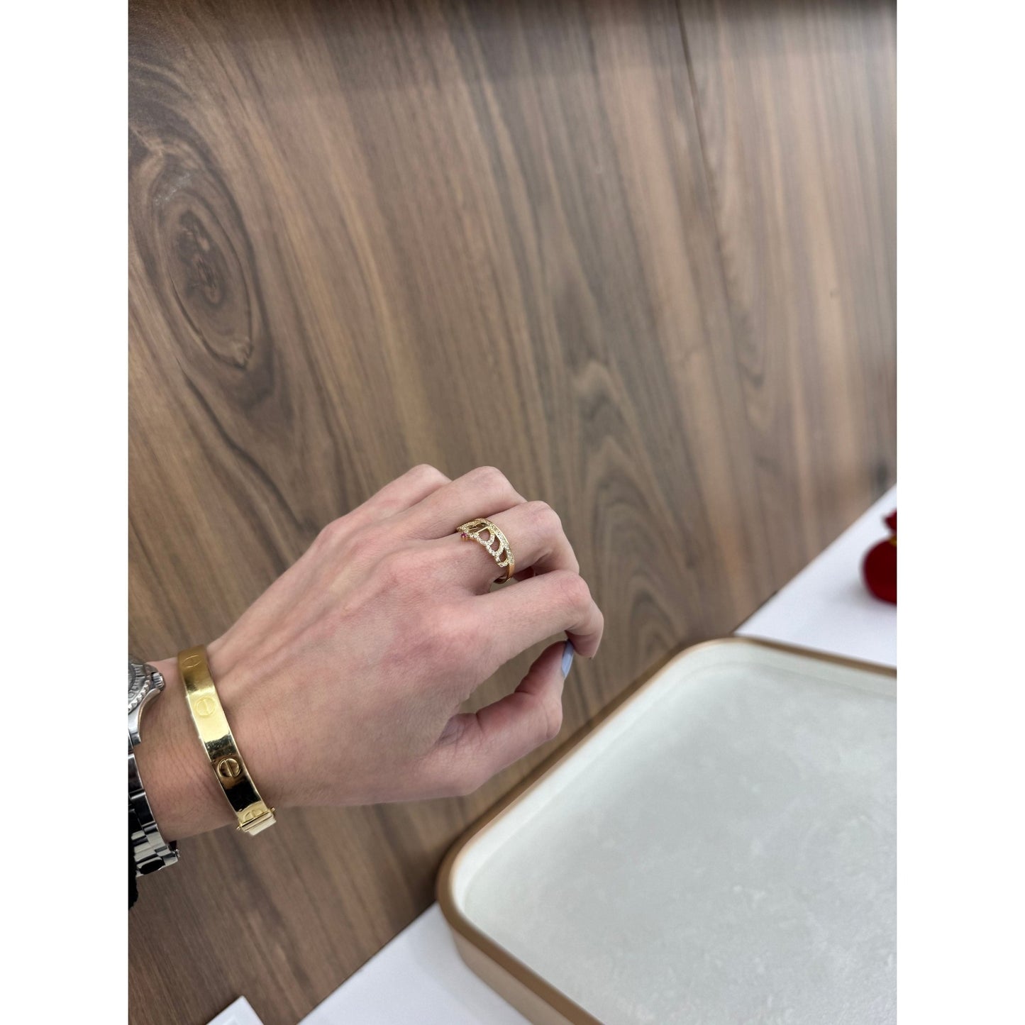 14K Crown Ring - Miami Jewelry