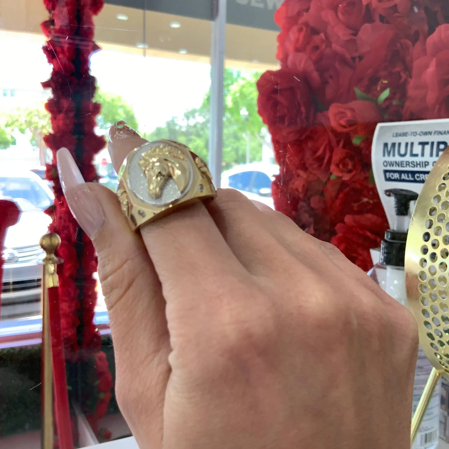14K Horse Ring - Miami Jewelry