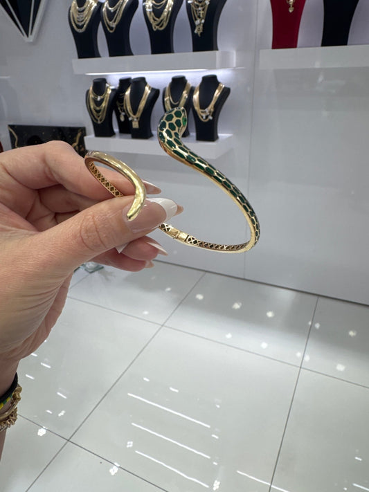 14K Snake Bracelet - Miami Jewelry
