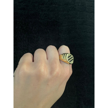 14K Square Ring - Miami Jewelry