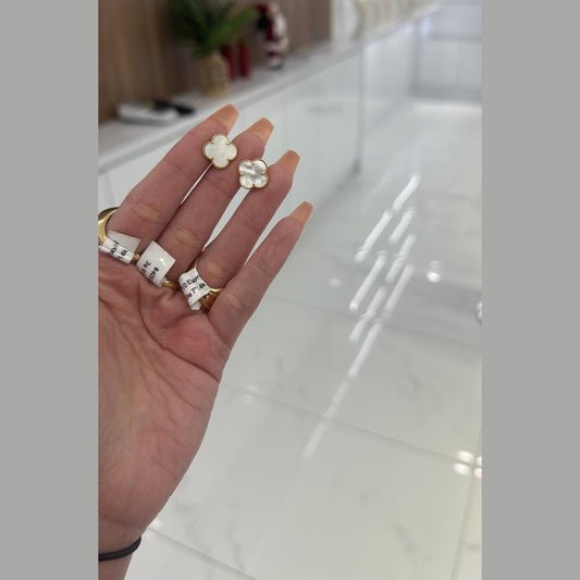 14K White Earring - Miami Jewelry