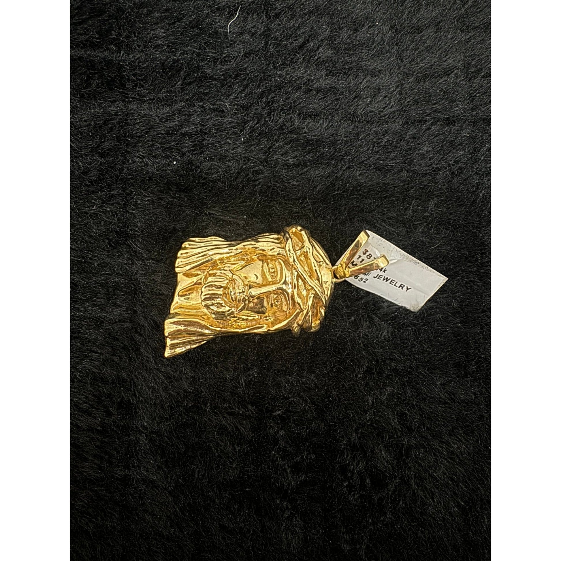 14Kt Jesus Charm - Miami Jewelry