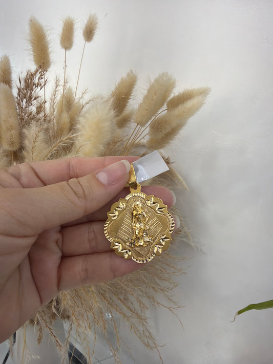 14k San Lázaro charm