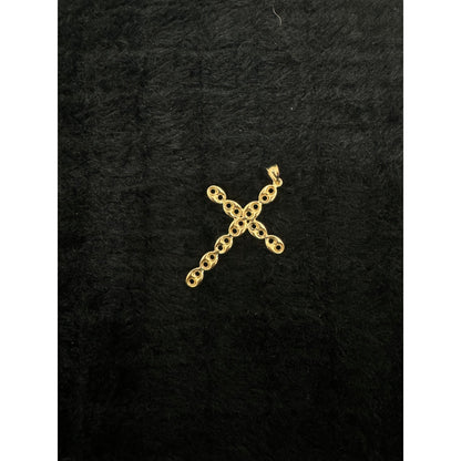 14K Cross Charm
