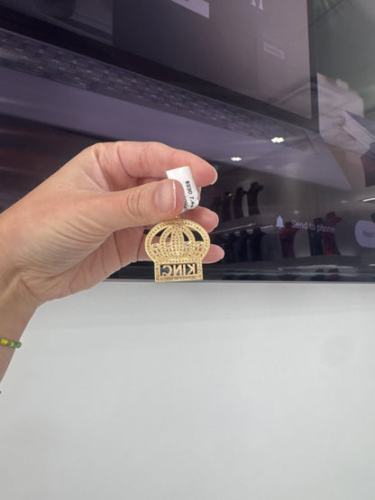 14K Crown Charm