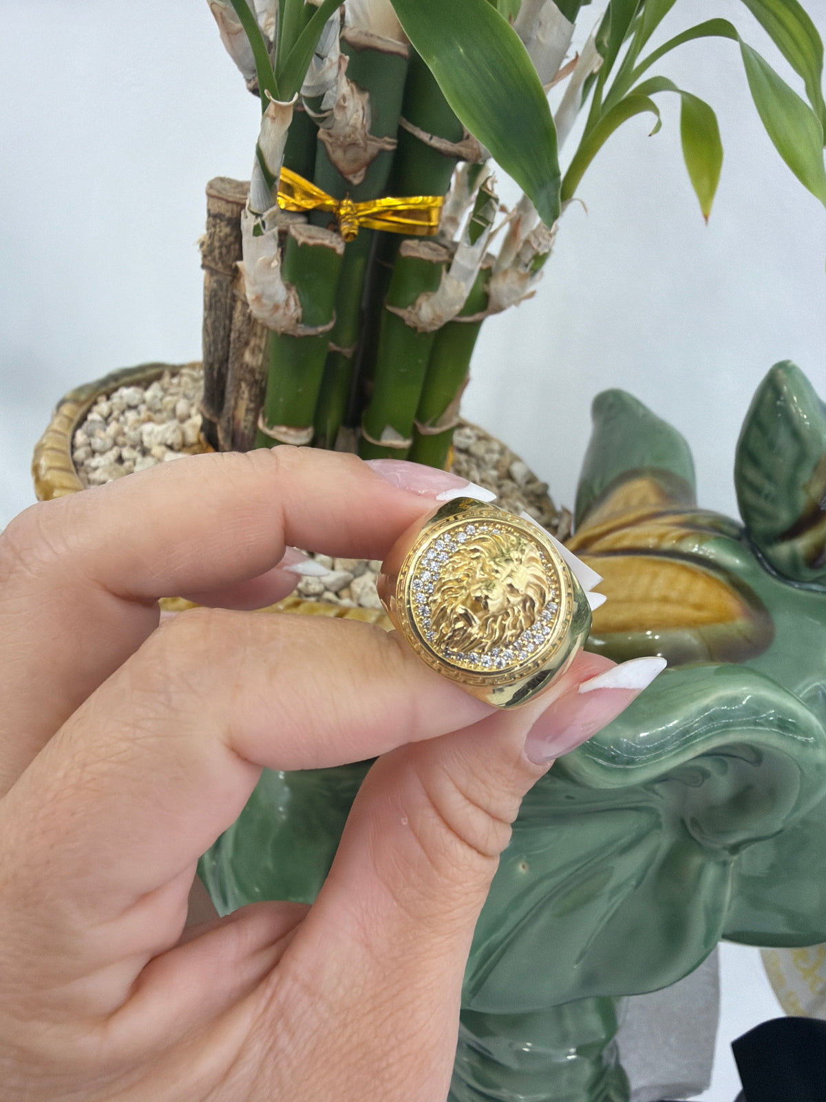 14k Lion Ring