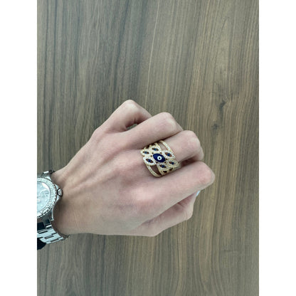 14K Evil Eye Ring