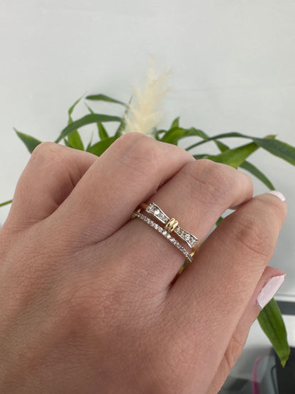 14K Bow Ring