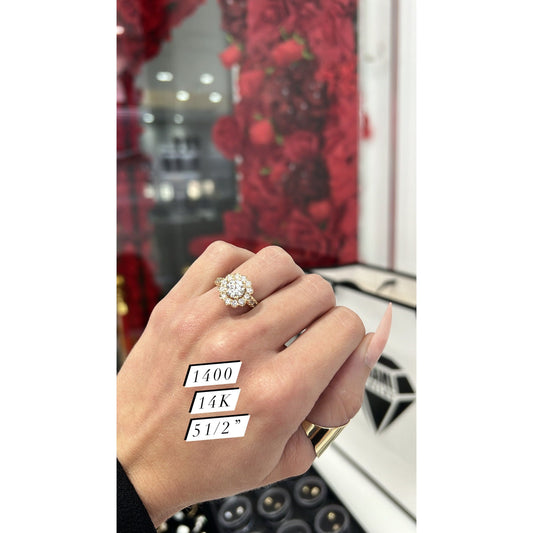 14K Diamond Ring