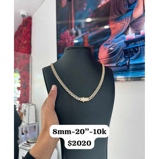 10K Zirconia Chain
