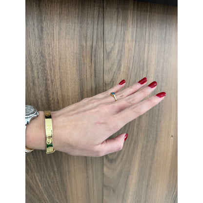 14K Light Blue Ring