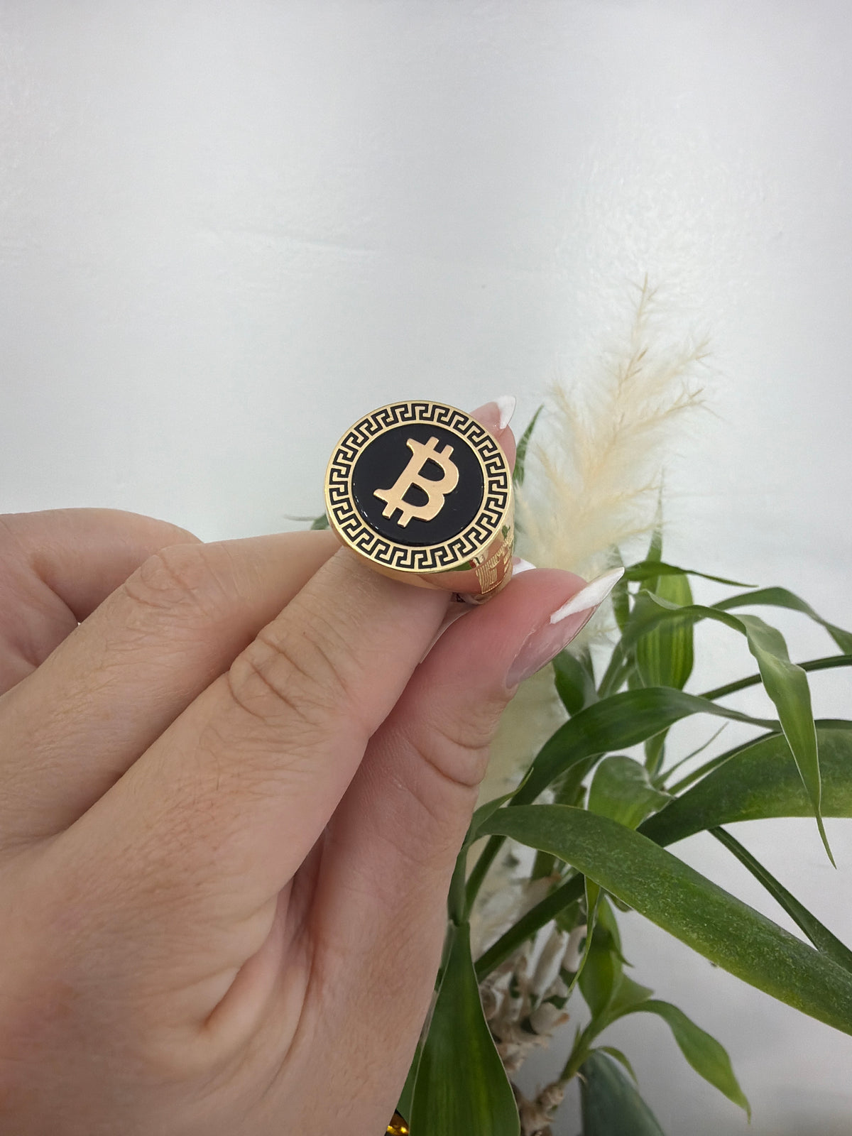 14k bitcoin ring