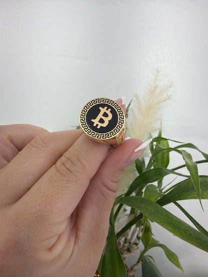14k bitcoin ring