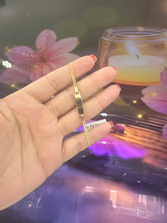 14k pulsera de bebé