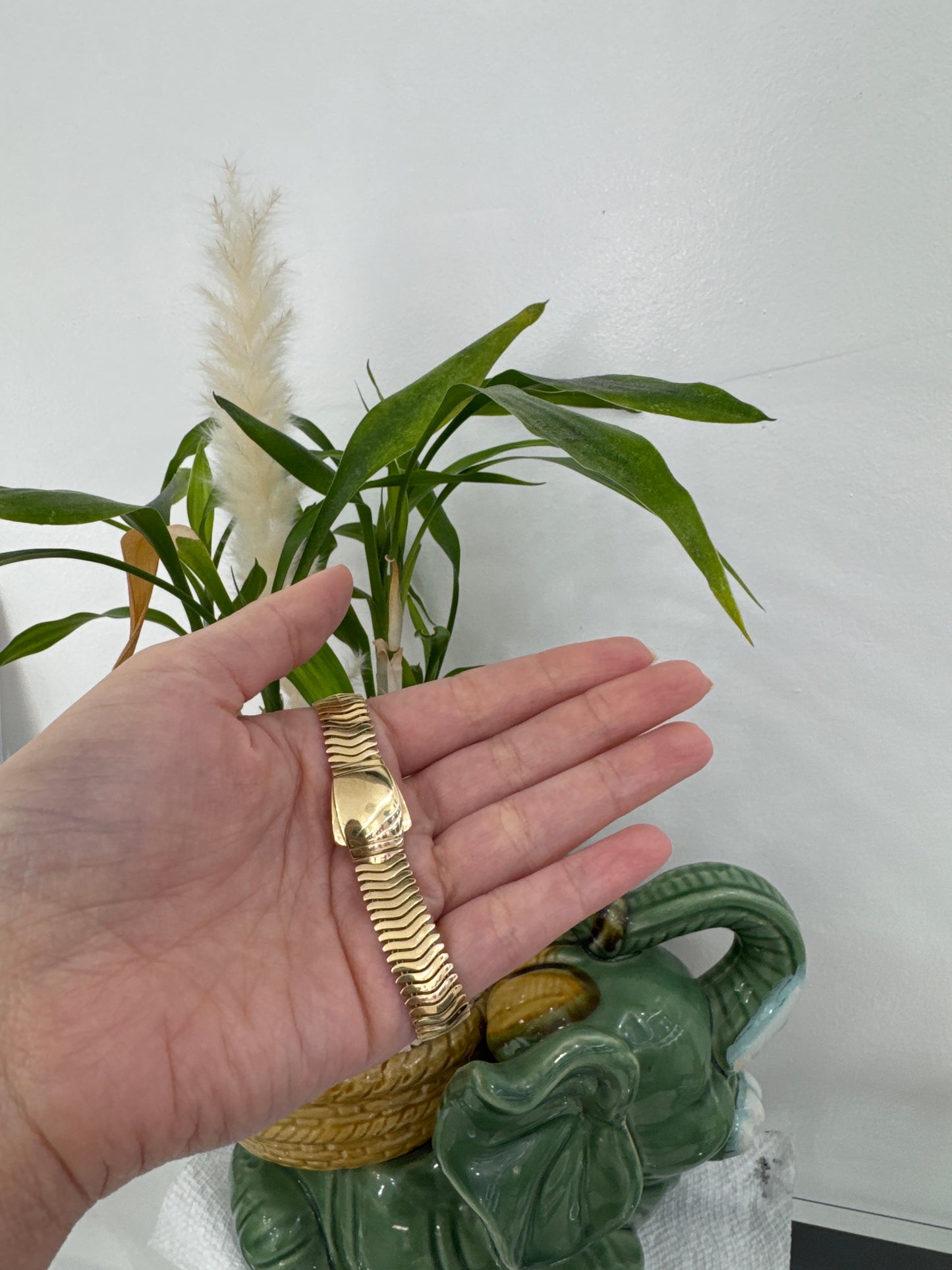 10K Omega Bracelet