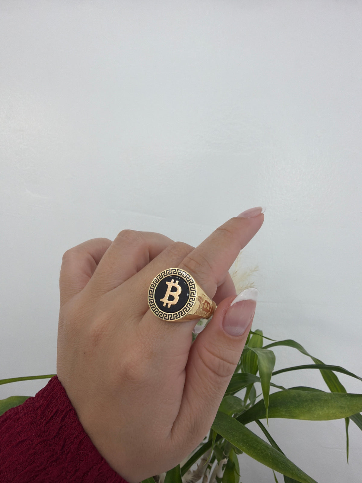 14k bitcoin ring