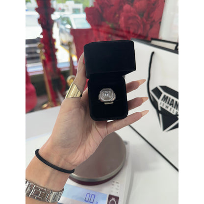 10K White Gold Ring