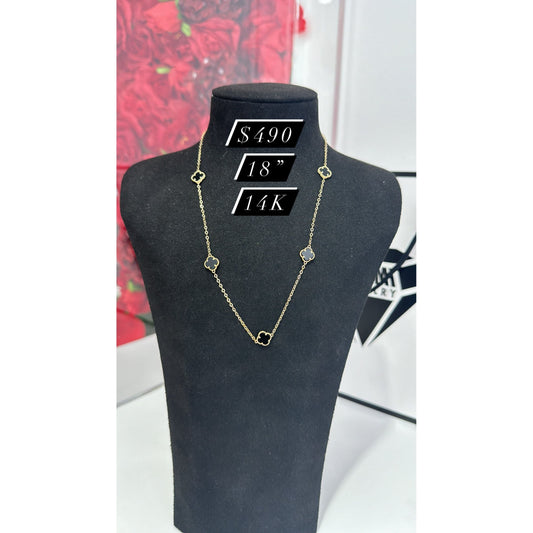 14K Flower Necklace