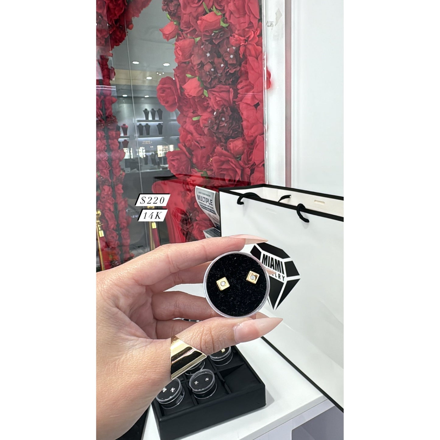 14K Diamond Ring