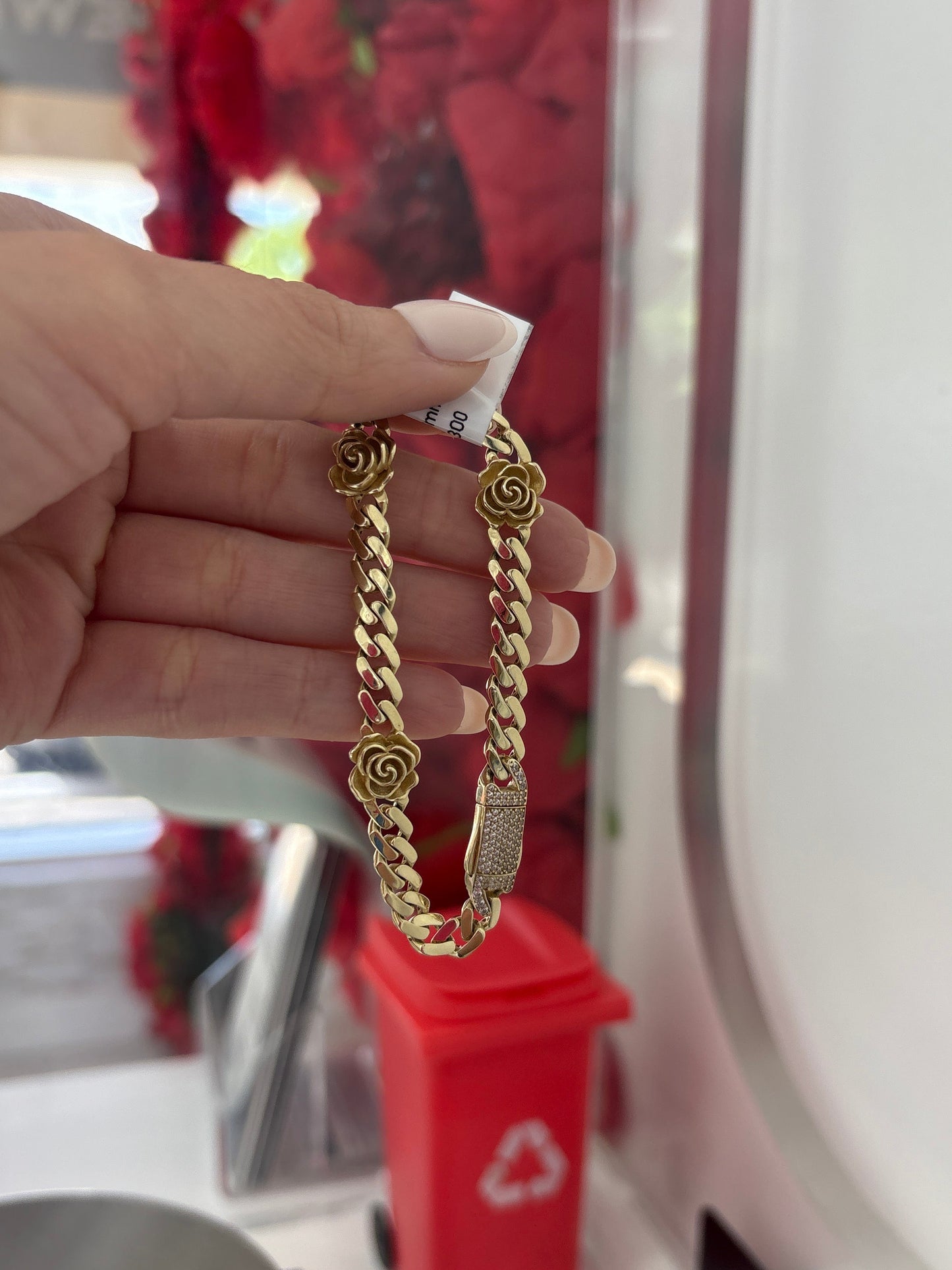 10K Roses Bracelet