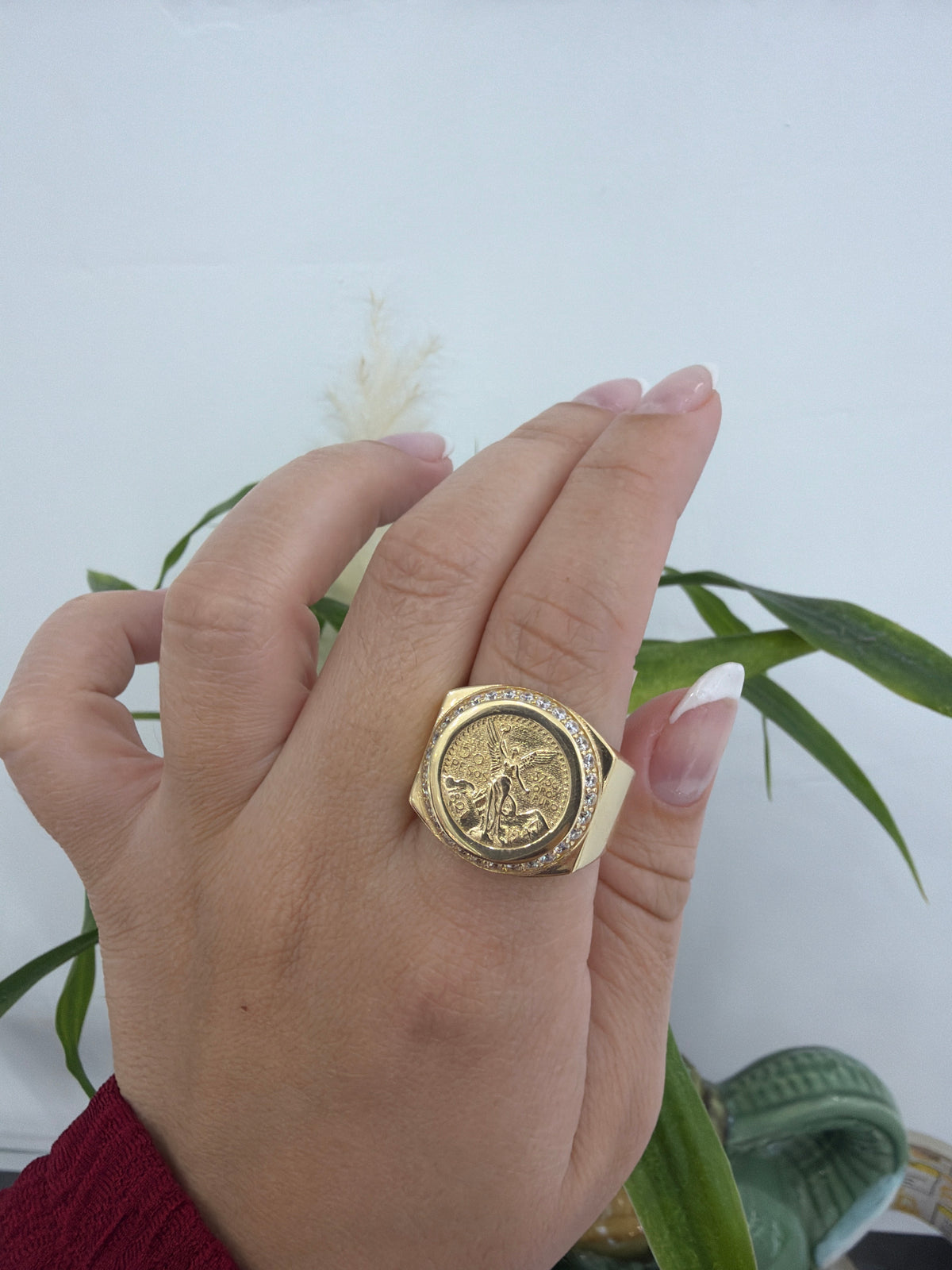 14K Centenario Ring