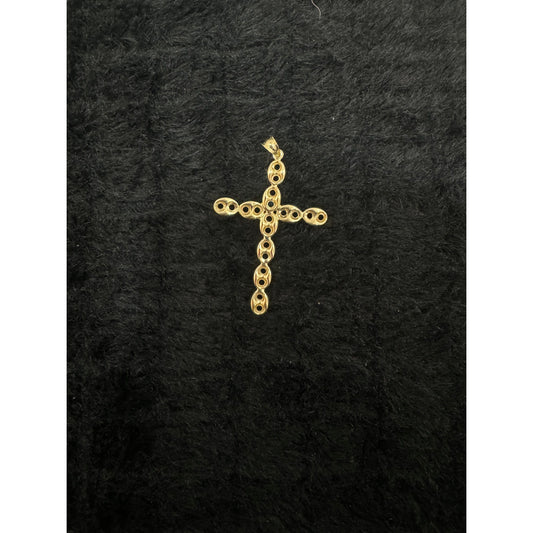 14K Cross Charm