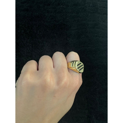 14K Square Ring