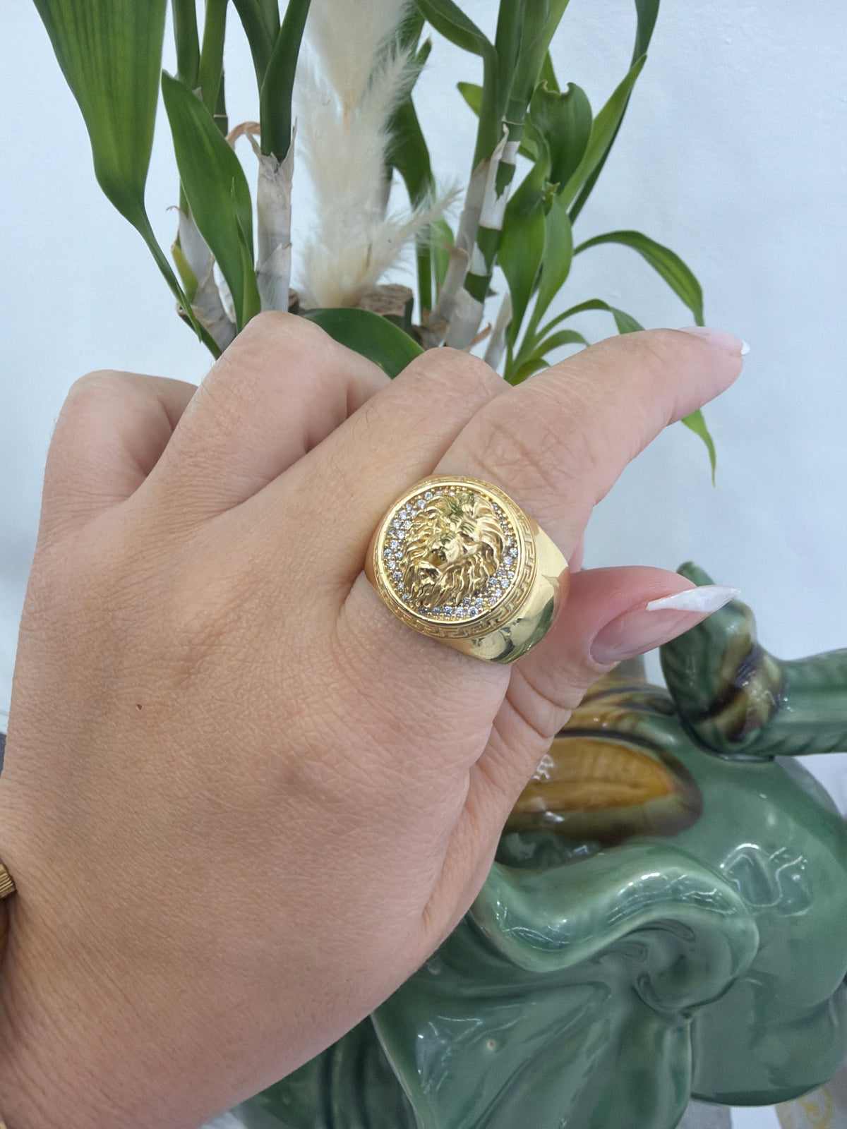 14k Lion Ring