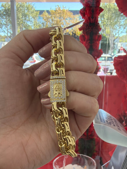 10K San Judas Bracelet