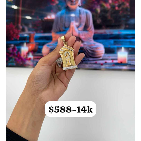 14K San Lazaro Charm
