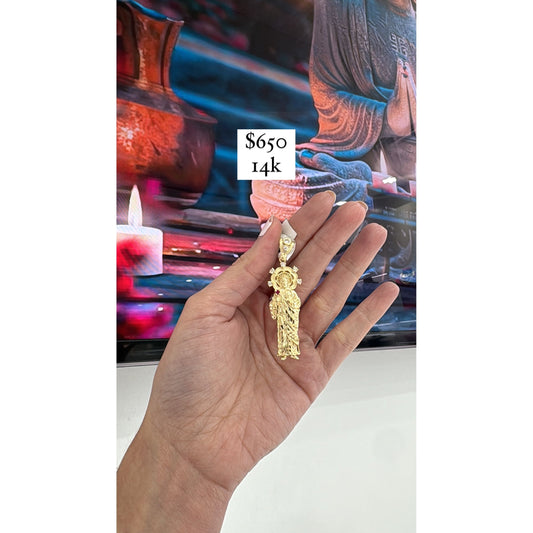 14K San Judas Charm