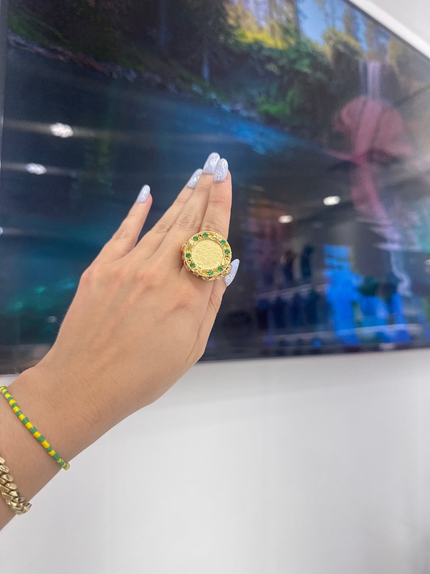 10K Anillo Religioso