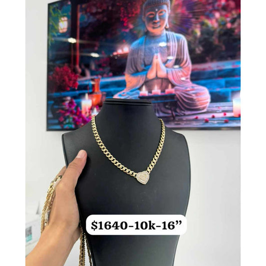 10K Heart Necklace