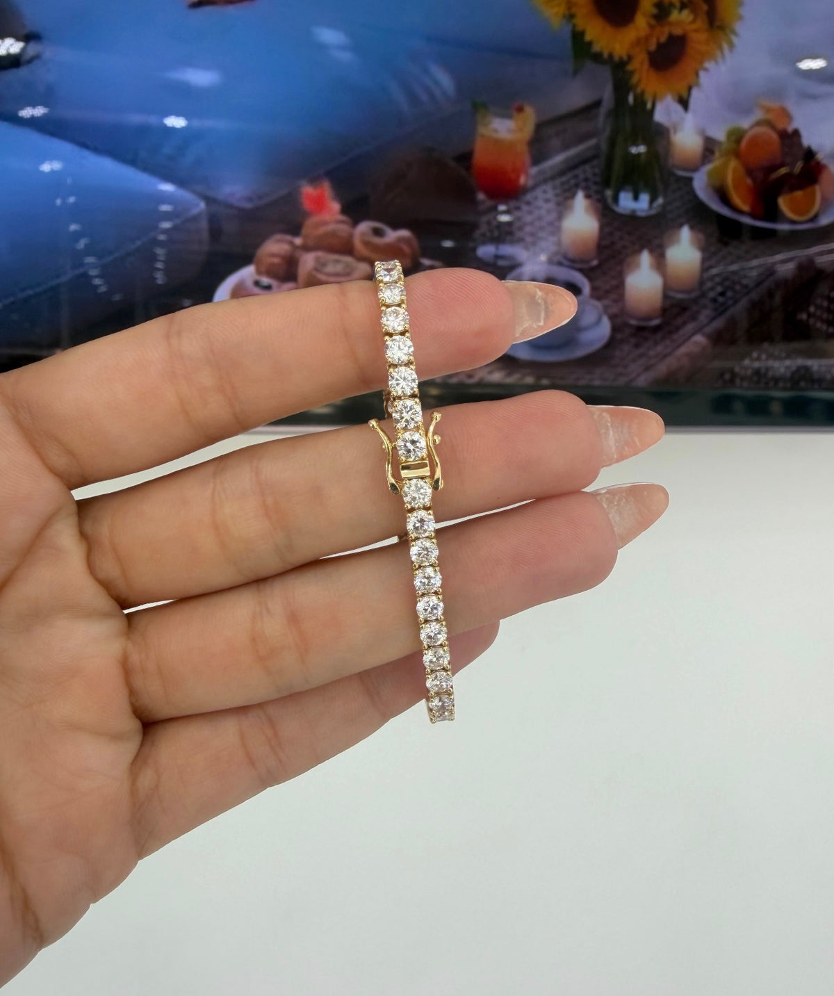 14k Tennis Bracelet