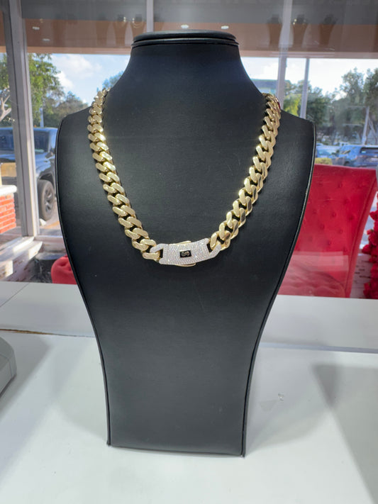 10K 13.5MM Monaco Chain