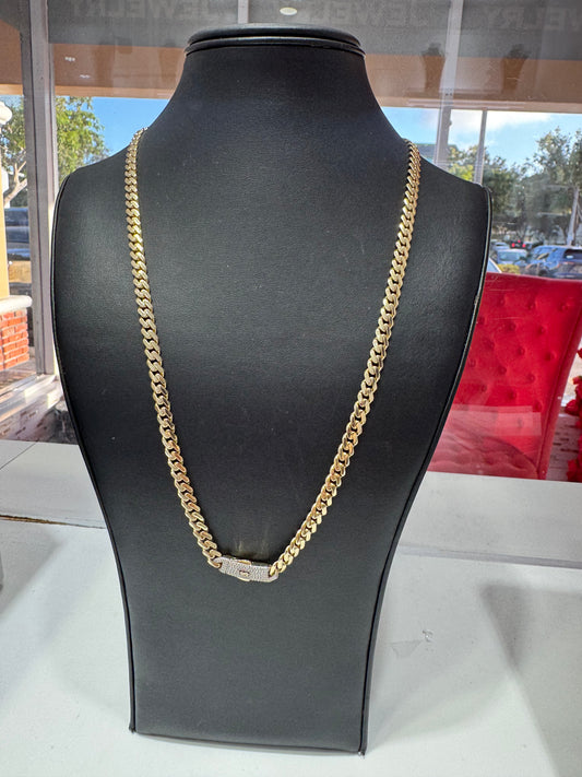 10K 6.5mm Monaco Chain