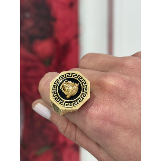 14K Medusa Ring