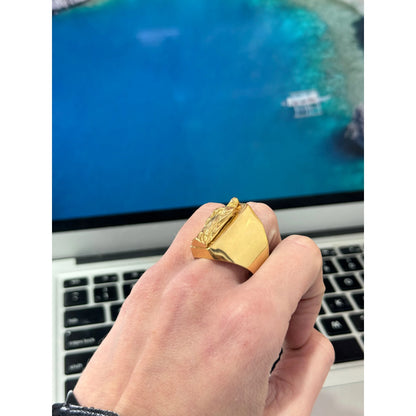 10K Solid Virgen Ring