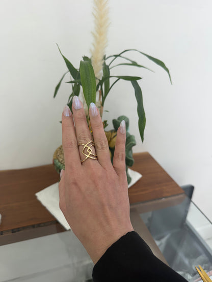 10K Plain Ring size 63/4