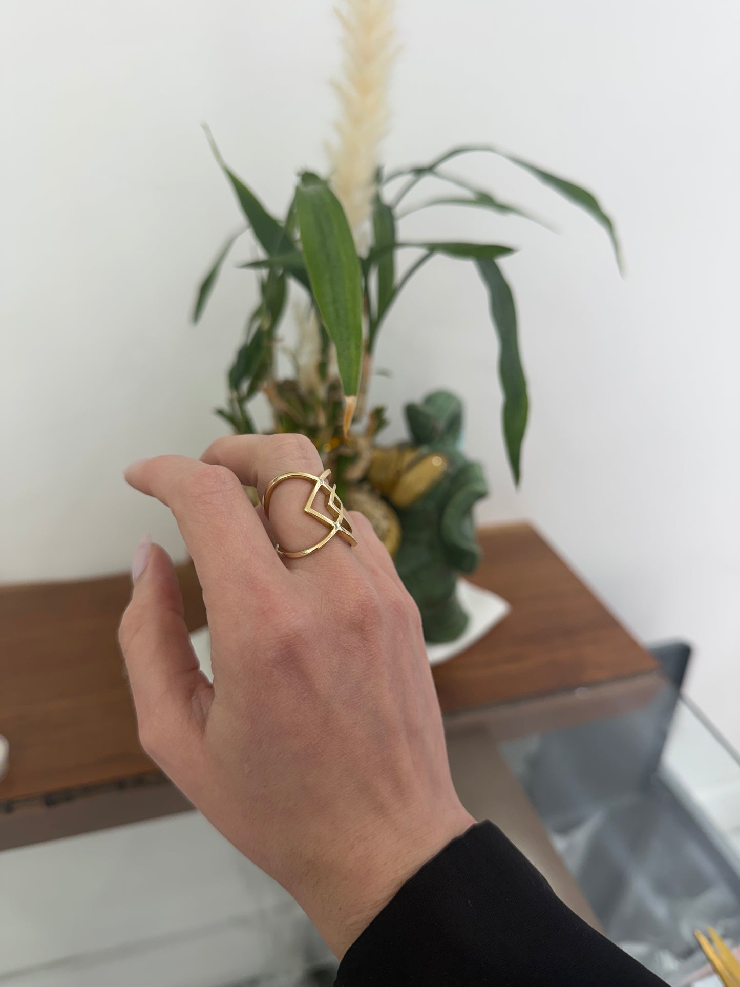 10K Plain Ring size 63/4