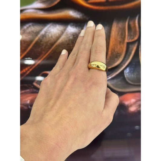 14K Plain Ring