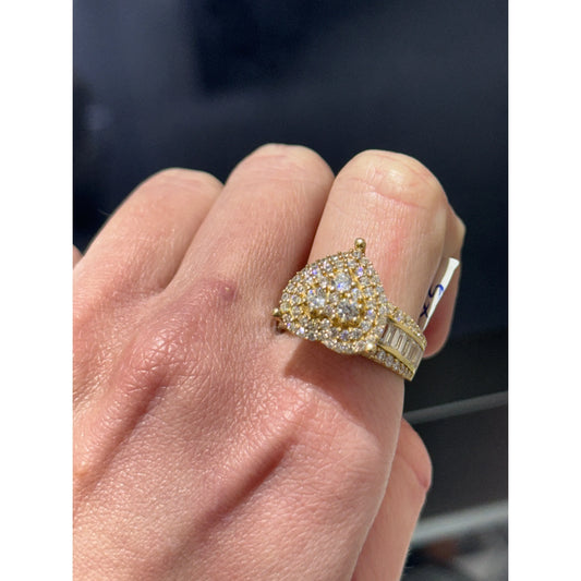 14k Heart Ring