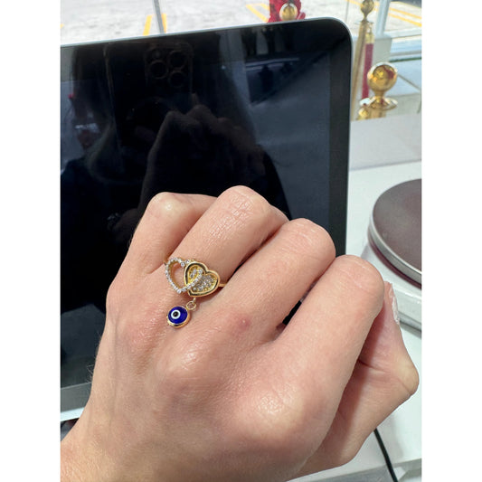 14K Heart Ring