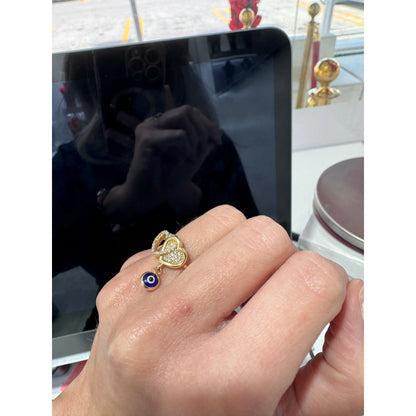 14K Heart Ring