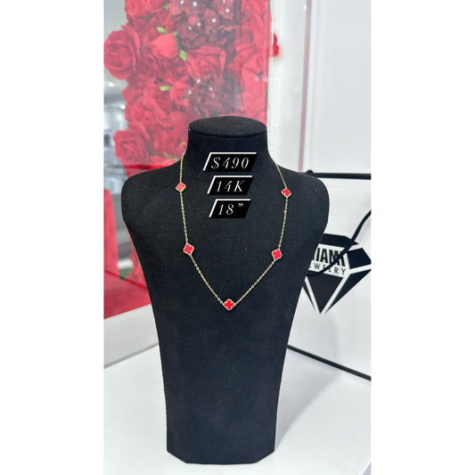 14K Flower Necklace
